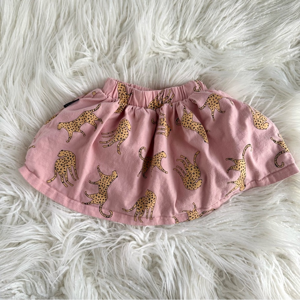Dot Australia Toddler Girls Pink Leopard Skirt Size 4T